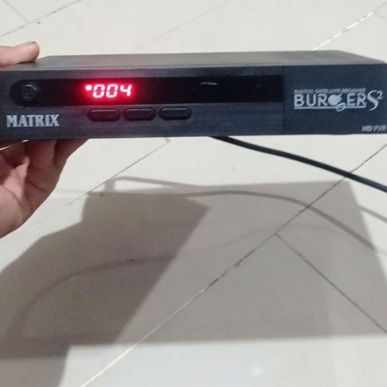 RECEIVER PARABOLA MATRIX BURGER S2 HD PVR HDMI second NORMAL 100% siap pakai