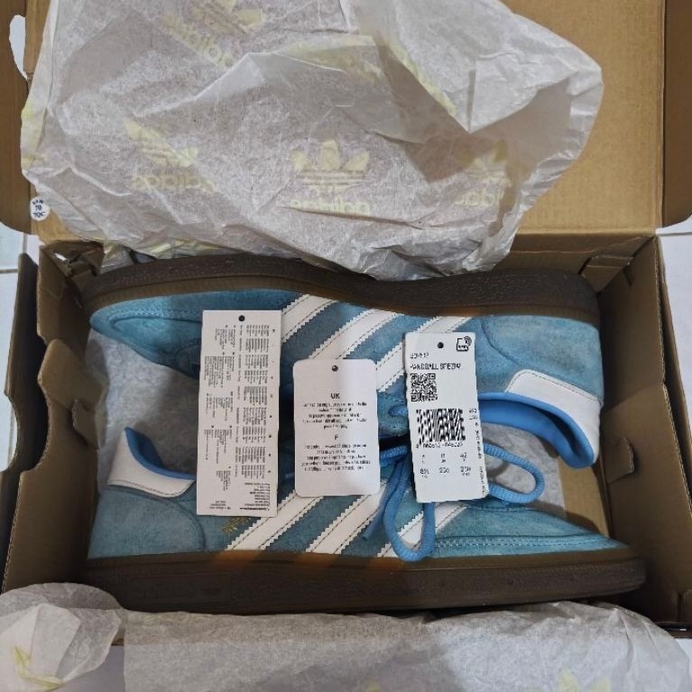 Sepatu Adidas Spezial Ice Blue Original Size 42 Second