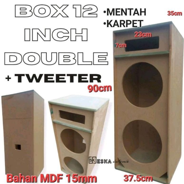 Box 12 inch double tweeter box sound 12 inch box 12 inch plus tweeter