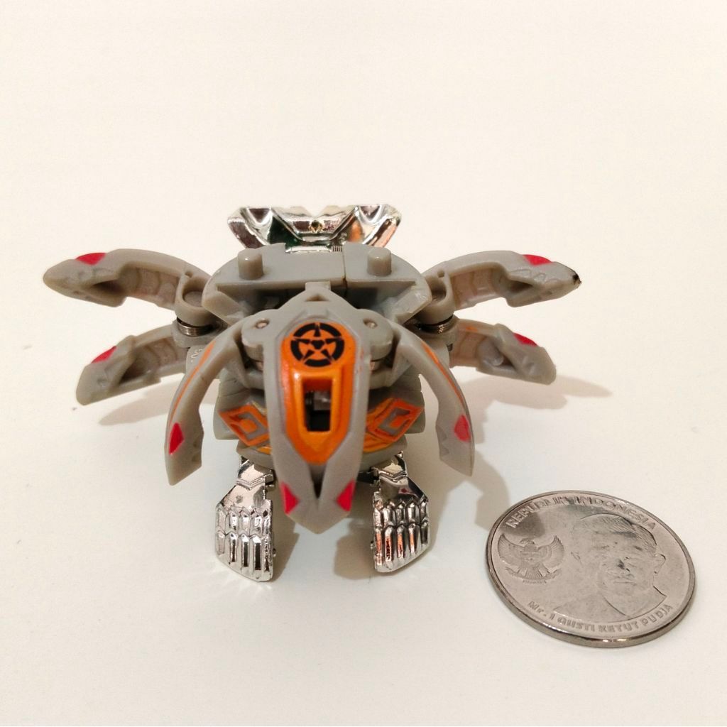 Figur Bakugan Haos Phosphos Chrome Sealed Code Rare – Mini Figure Original Color New +Bonus