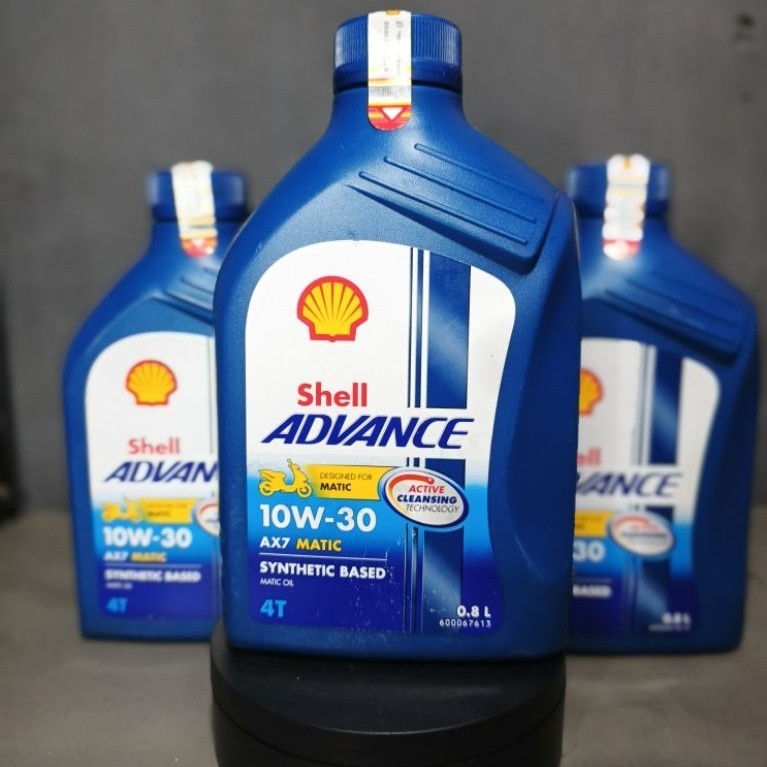 oli shell matic advance 800ml. oli mesin shell matic