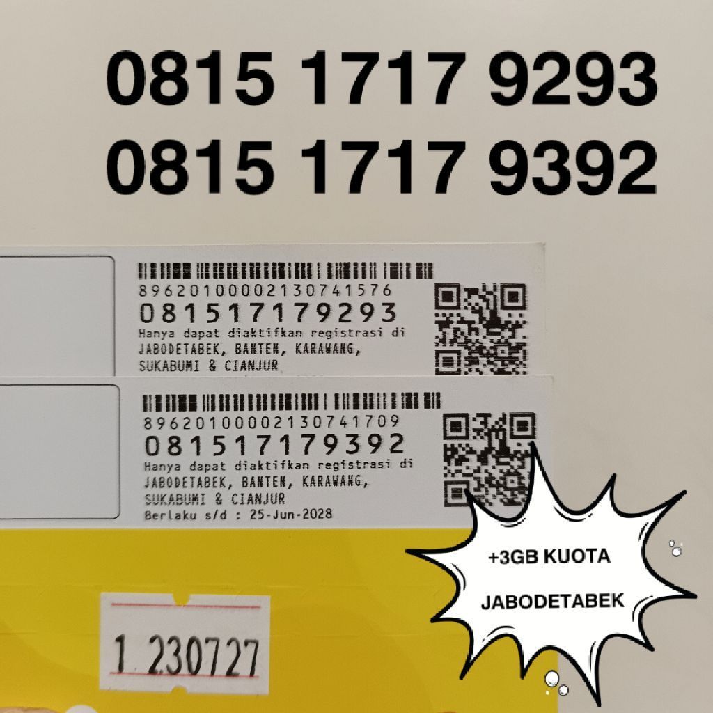 NOMOR CANTIK INDOSAT kartu perdana indosat