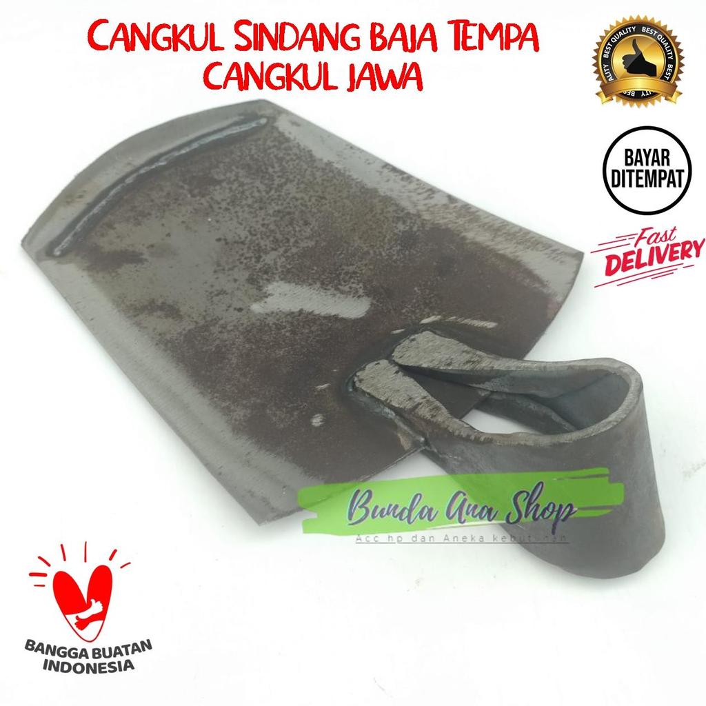 Cangkul sindang / Pacul Sindang Asli baja Tempa Jawa anti Lengket / pacul sindang asli / pacul baja 