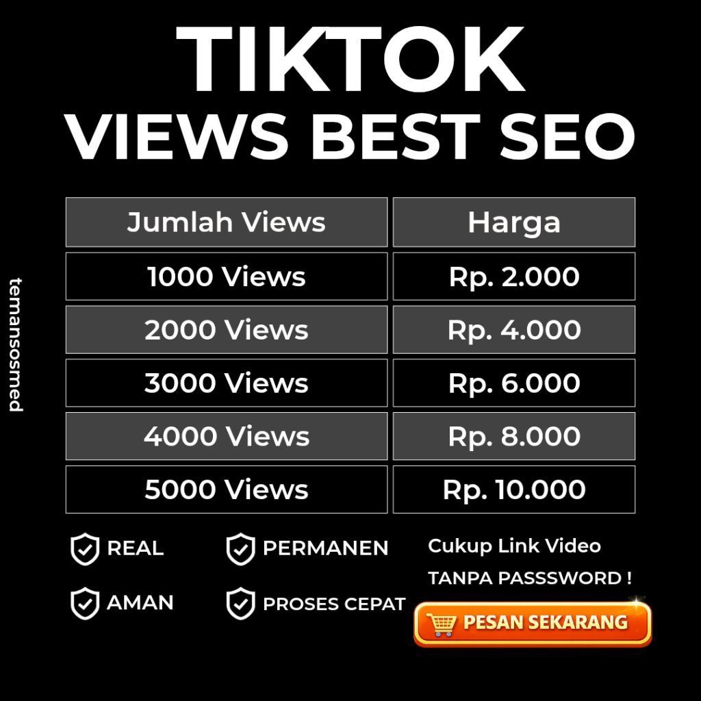 Tiktok Views View Tiktok TT Tik Tok Tiktok.fyp Views View Murah Bergaransi Permanen