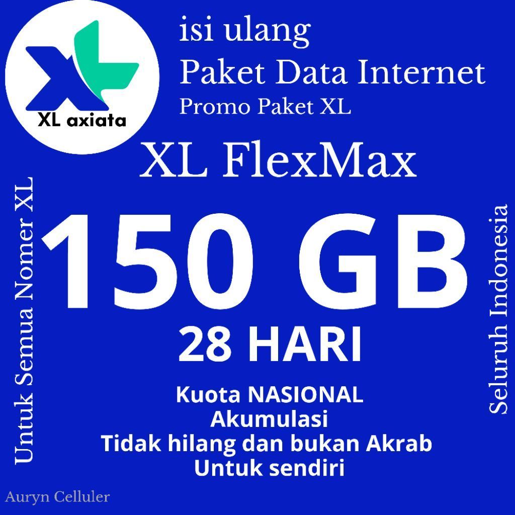 XL 150Gb full utama PAKET INTERNET/ KUOTA