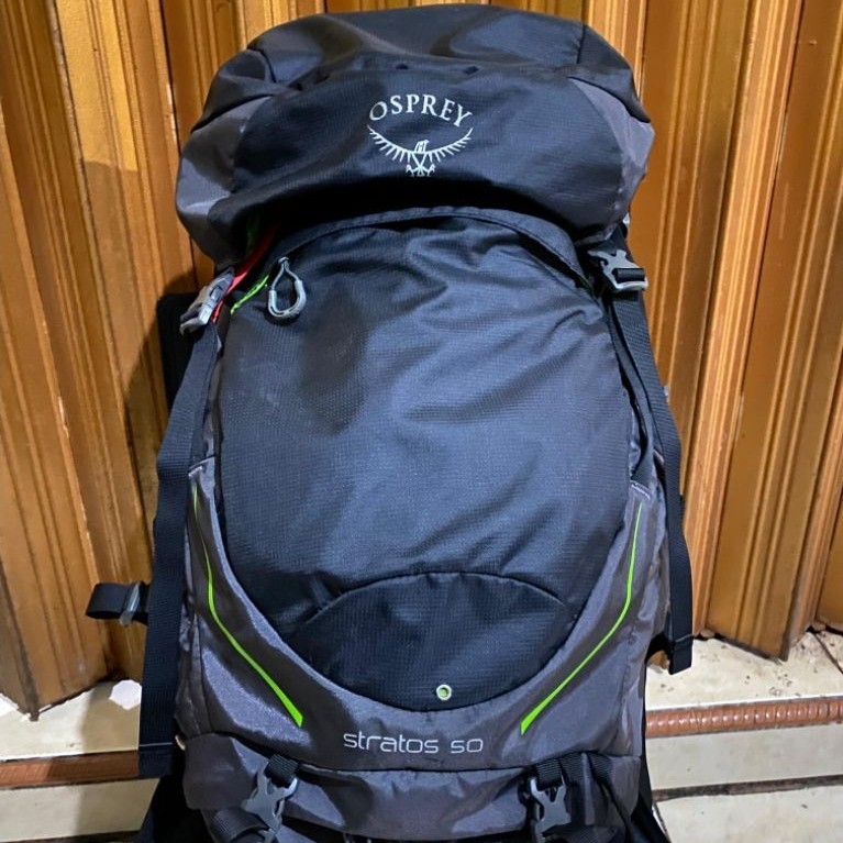 OSPREY STRATOS 50 S17 Second Torso M Warna Pekat Hole Kecil Plastik Tag Hilang