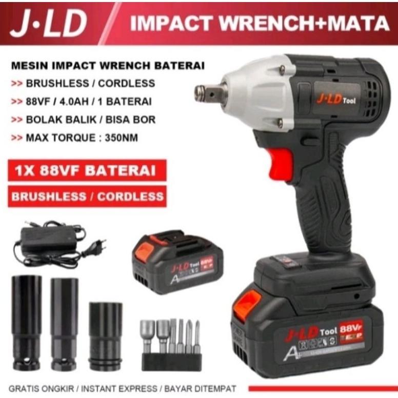 impact wrench jld  cordless 48s COD batrai 88vf