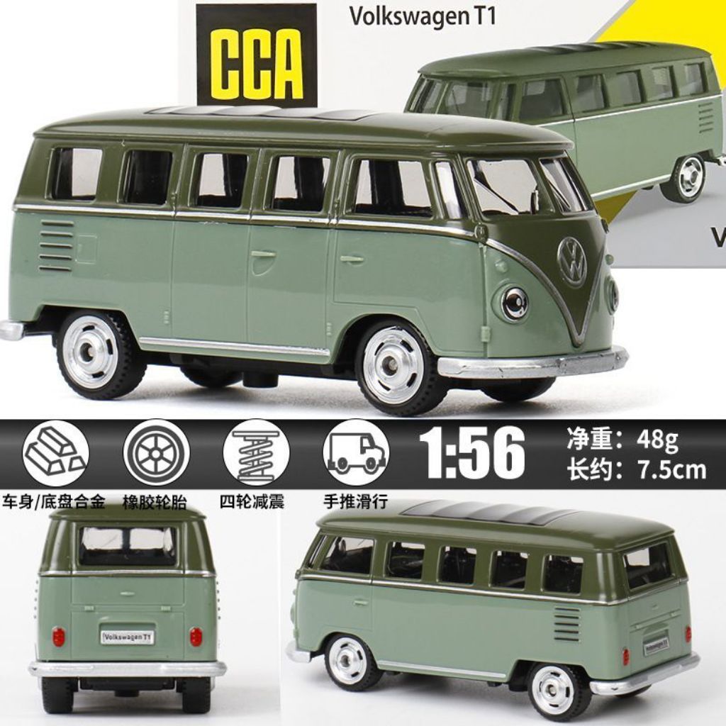 CCA Volkswagen Diecast Mainan Mobil Mobilan Cool Chic Auto VW Jagat Diecast Skala 64