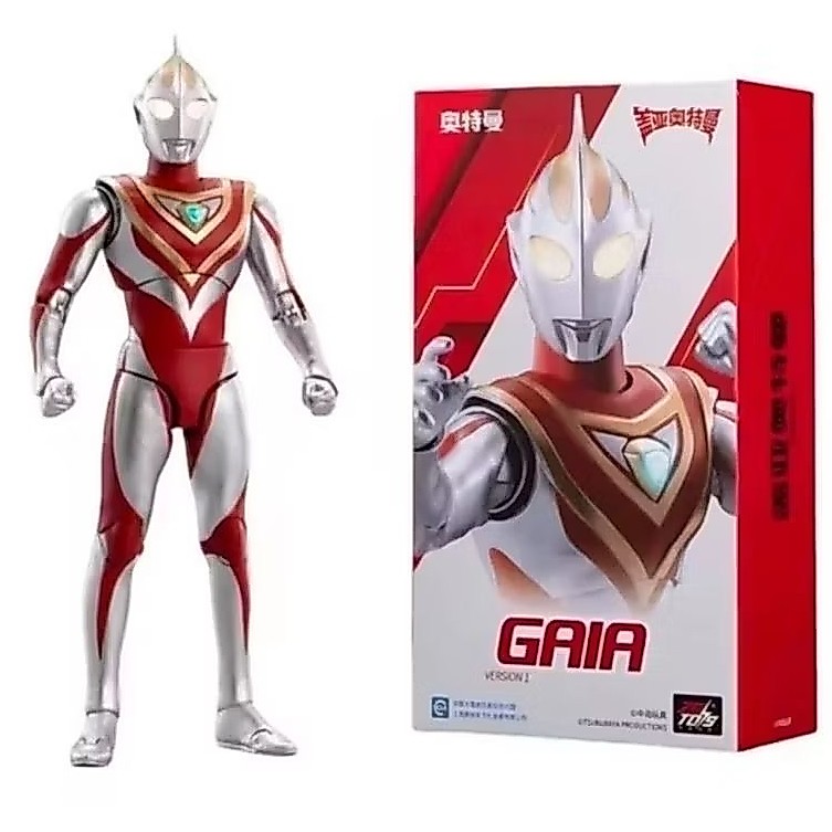 ZD Toys Ultraman GAIA Ultra man Series Original With Weapons Figure