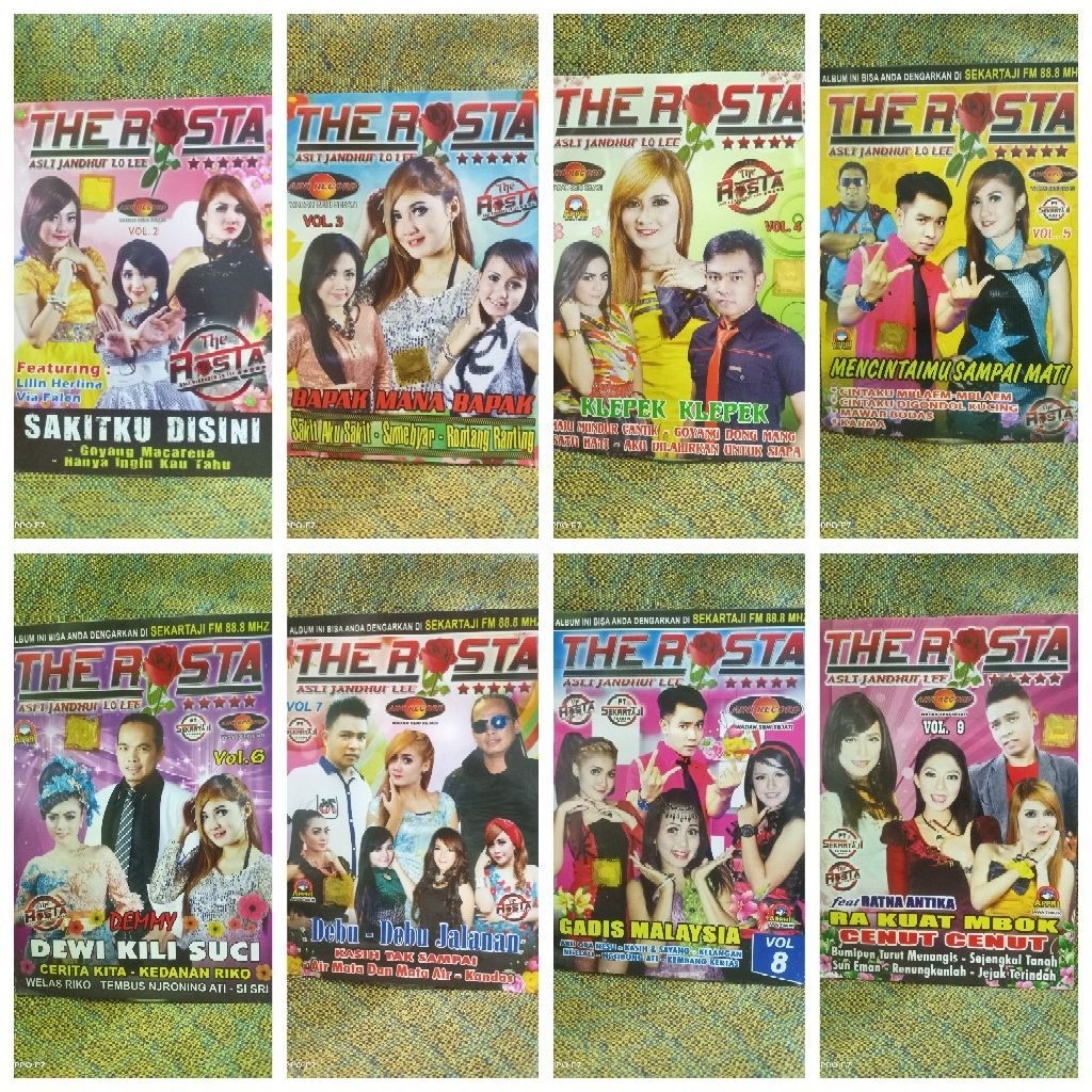 KASET VCD THE ROSTA 8 MACAM VOL 3 RANDOM