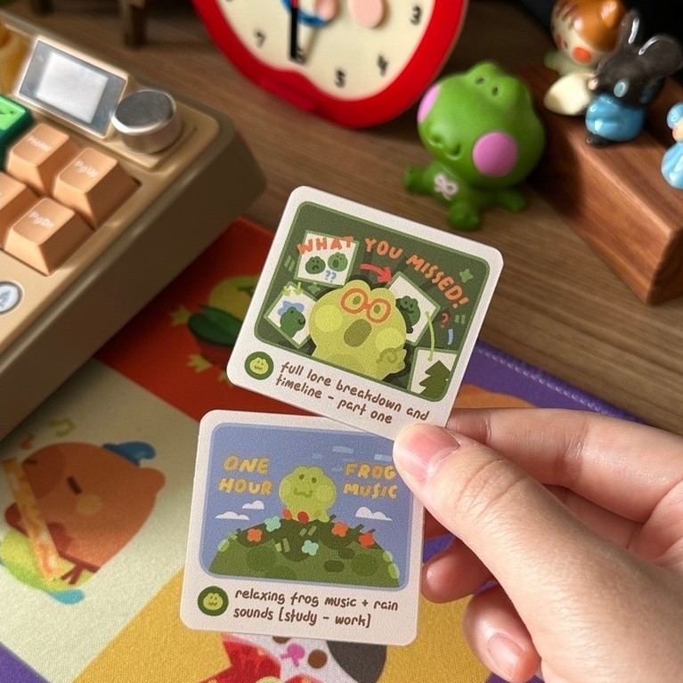 Youtube Thumbnail Frog Sticker