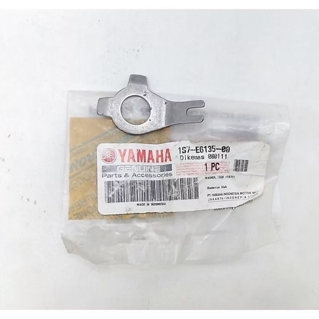 BESI PLAT KLEMAN PENAHAN MUR KOPLING JUPITER MX OLD ORIGINAL YAMAHA ORI YGP PLATE WASHER LOCK 1S7-E6