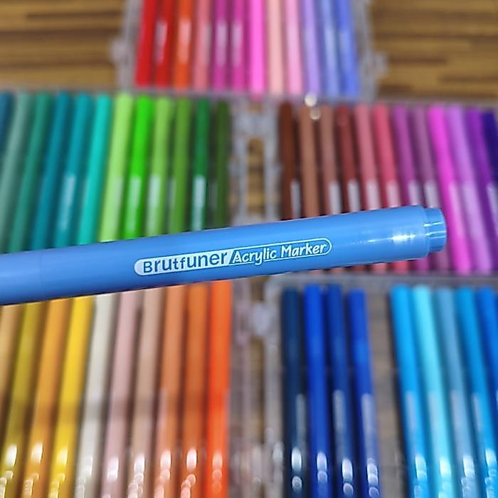 READY Brutfuner Acrylic Marker Hh Quality Marker Pen Brush Nib Drawing
