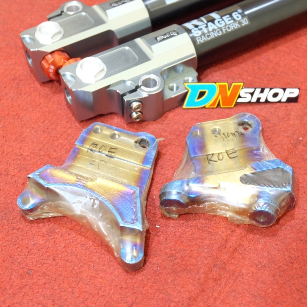 Breket kaliper shock rt stage 6 copy ori 2 tone original thailand