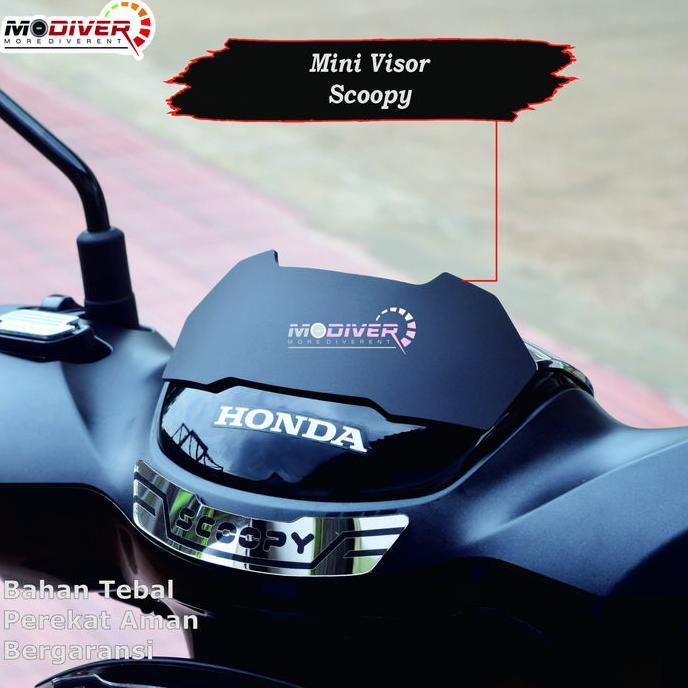 SCOOPY 2025 UP -  VISOR MINI VARIASI & AKSESORIS MOTOR MODIVER BESTSELLER