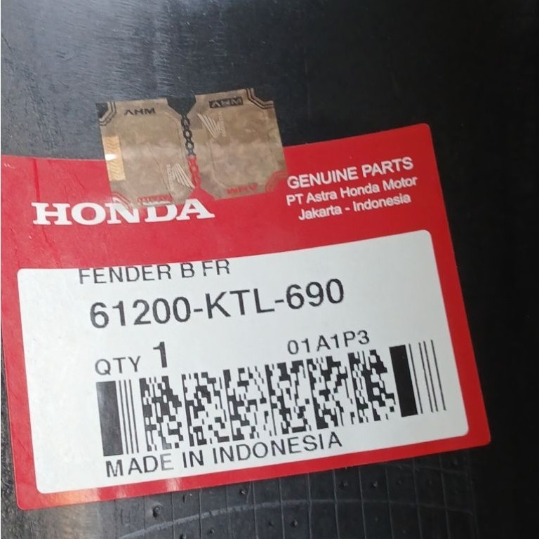 61200 - KTL - 690 SPAKBOR BAGIAN B HONDA SUPRA FIT NEW .SUPRA X125 ORIGINAL BARU AHM ASLI