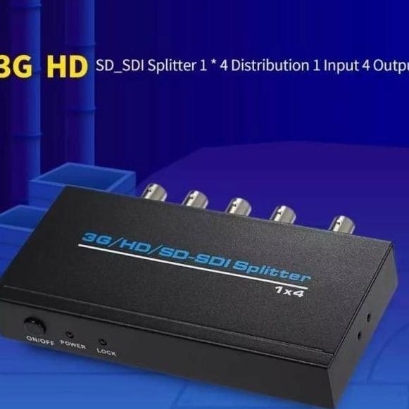 SDI splitter/Distributor 4 output / 4port - Support SD/HD/3G-SDI / SDI SPLITER 4port ,  1 x 4