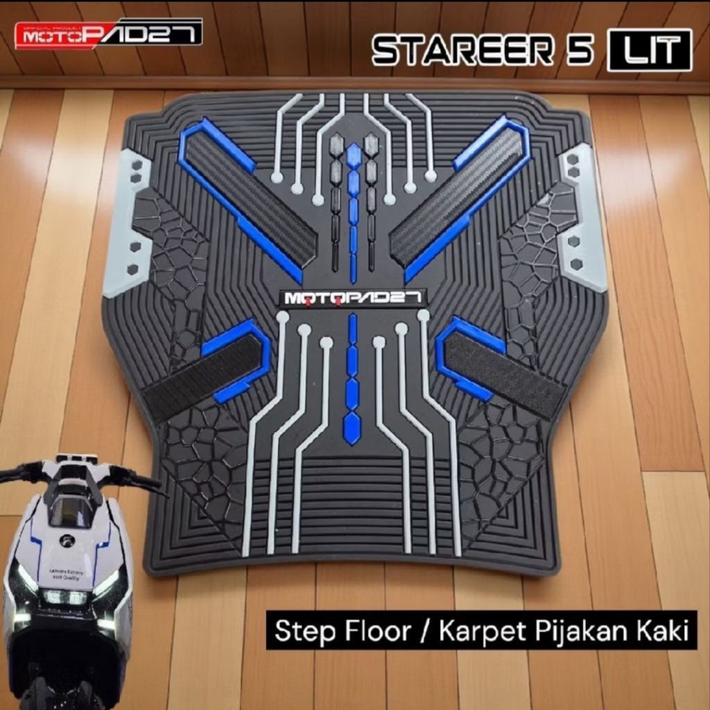 On karpet sepeda listrik ofero stareer 5 lit pijakan kaki sepeda listrik ofero stareer 5 lit