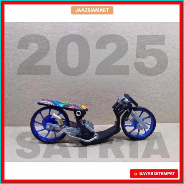Miniatur motor drag metic skala 1:18 custom handmade