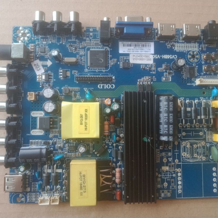 MAINBOARD TV POLYTRON PLD43D150/MB POLYTRON PLD43D150C/MESIN TV LED POLYTRON PLD43D150