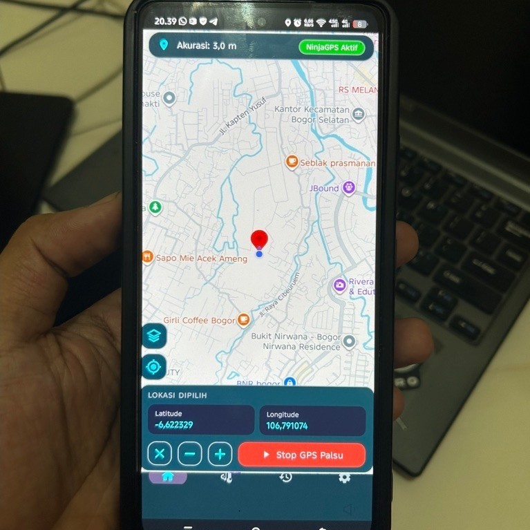 FAKE GPS ABSENSI ONLINE KORDINAT PENDEK