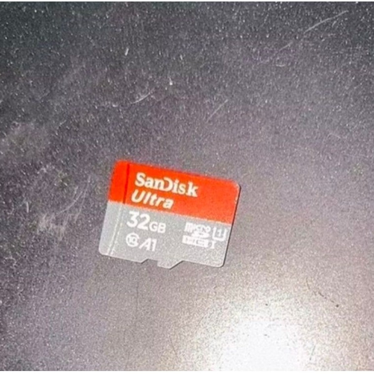 memori micro sd mmc Sandisk ultra original 32 Gb clas 10 merah