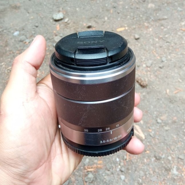 lensa kit Sony 18-55mm apsc oss