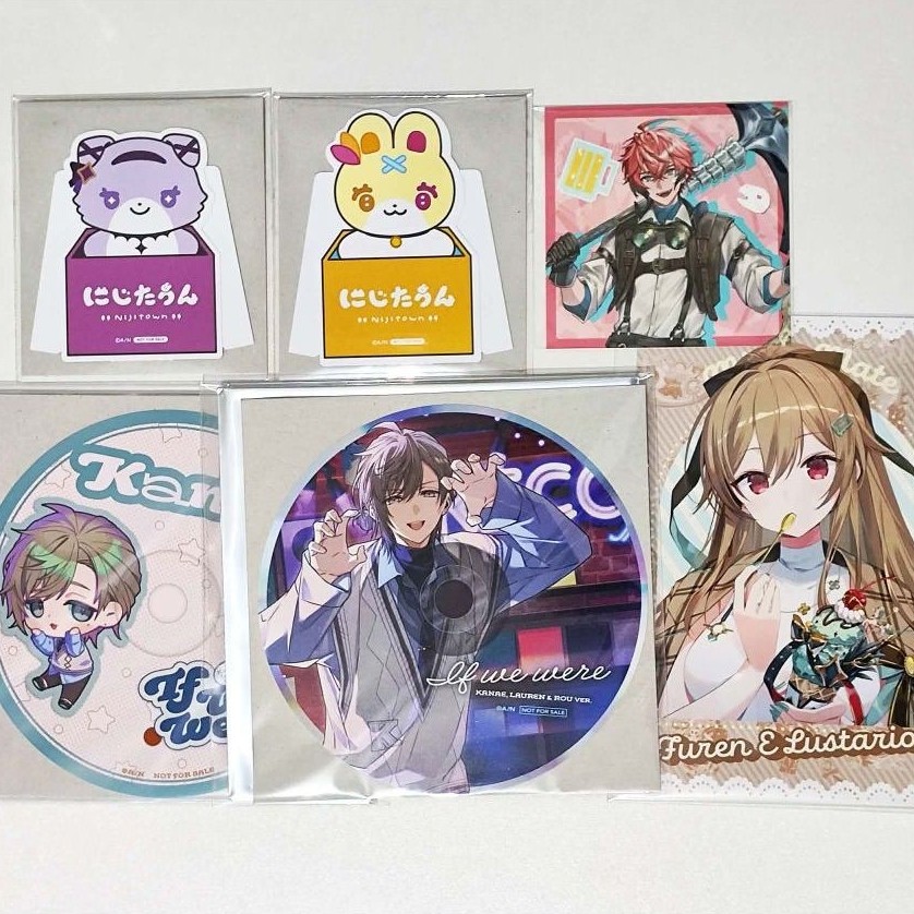 Nijisanji Card Postcard Standee Kanae Hoshikawa Sara Hyakumantenbara Salome Akagi Wen Furen