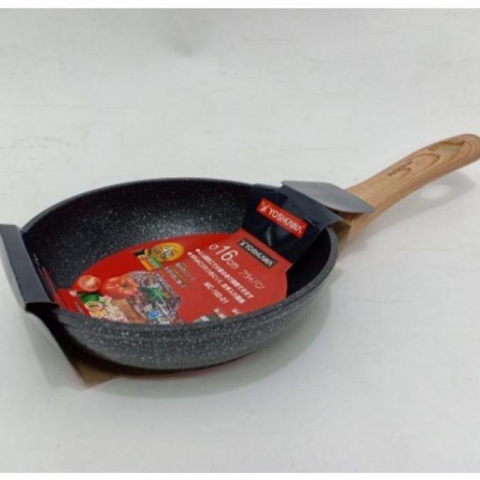 YOSHIKAWA FRYPAN MARBLE 16CM