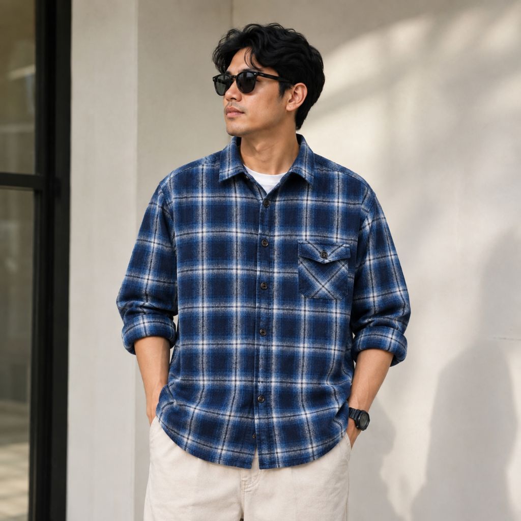 Kemeja Flanel Veterano Madison Walker