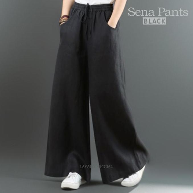 Layali - Celana Kulot Wanita Sena Linen by Layali