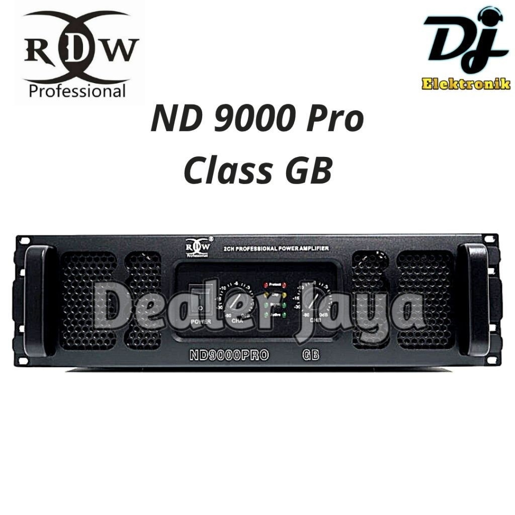 RDW ND 9000 PRO - Power Amplifier (2 channel) ND9000 PRO