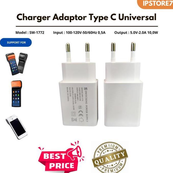 NEW Charger Adaptor Universal EDC BCA SUNMI DLL Non Logo Type C
