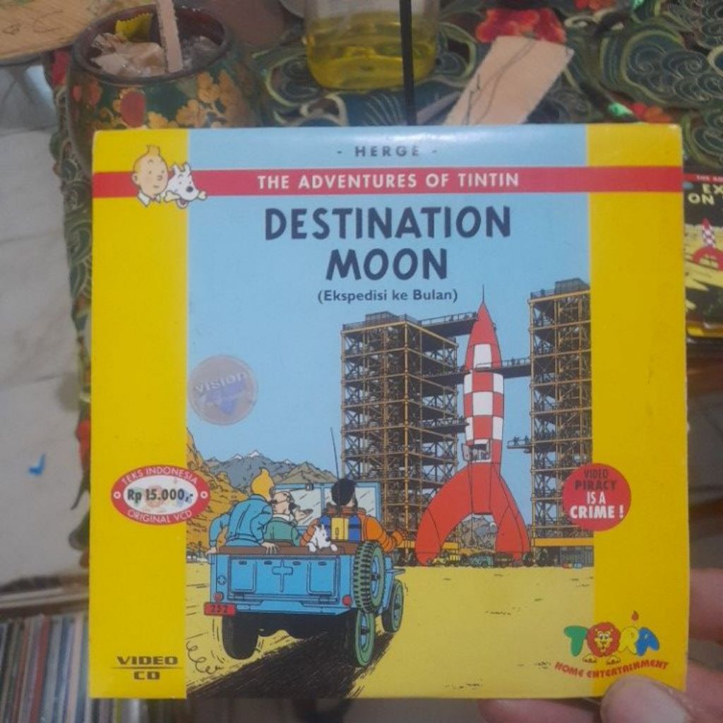 vcd the adventures of tintin destination moon