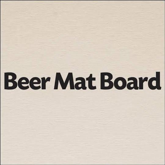 Beermat Board Plano Birmet Birmat Kertas Karton Putih Tebal  Bahan Maket