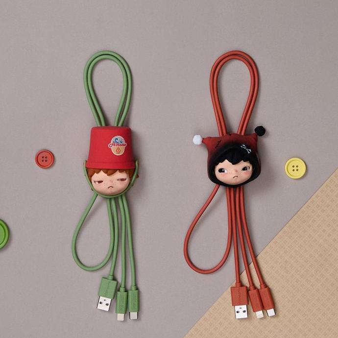 POP MART Hirono Echo Series-2 in 1 Cable Blind Box