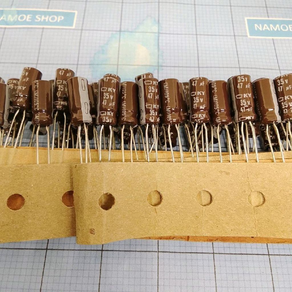 Elco 47uf 35v / Kapasitor Elco 47uf 35v / Elco 47 - 35V / elko 47-35v