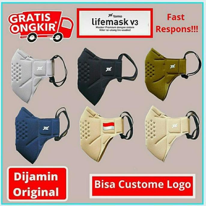 MASKER JOKOWI FILTER / MASKER TOMO LIFEMASK REUSABLE FILTER N95