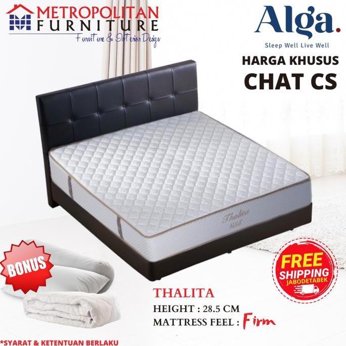 (Masterpiece) Kasur Springbed ALGA Thalita Spring bed Full Set