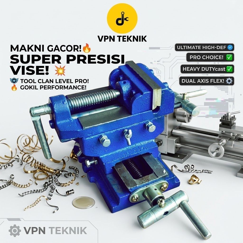 Ragum / Catok Silang / Catok Cross 6 Inchi