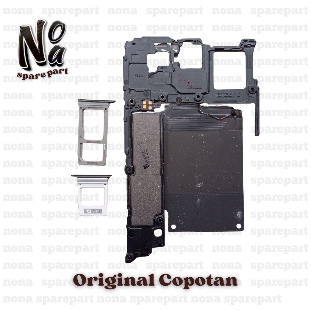 Tutup Mesin NFC, SimTray Samsung A8 Plus Second Original Copotan