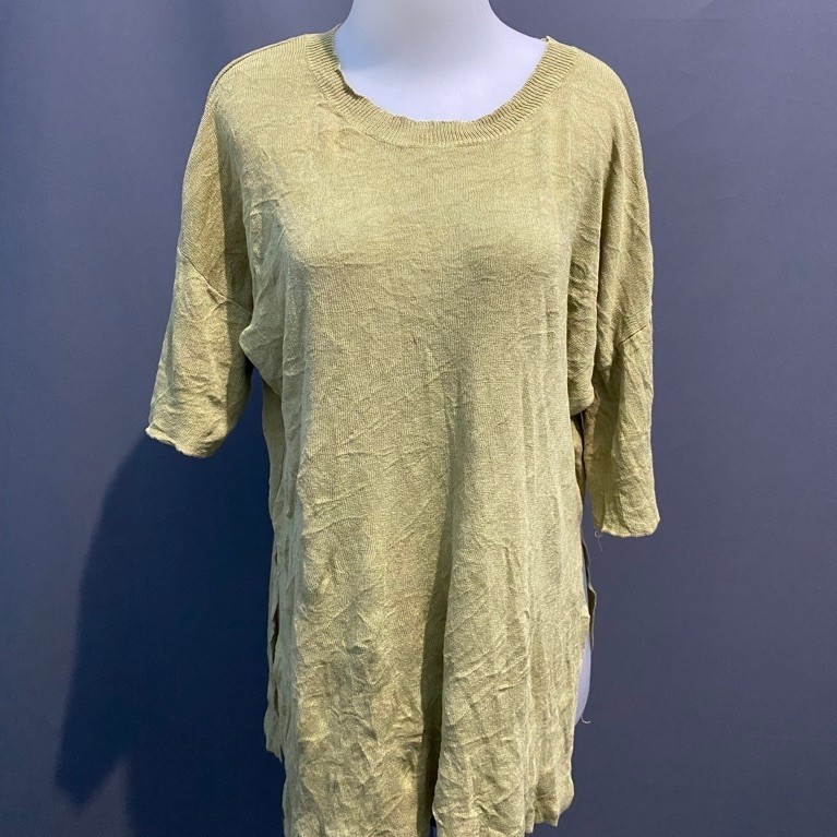 Kaos Rajut Kuning Belah Samping/ Monza Ai sa