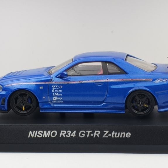 KYOSHO R34 Z-TUNE NISMO CUSTOM LIVERY NISMO BLUE