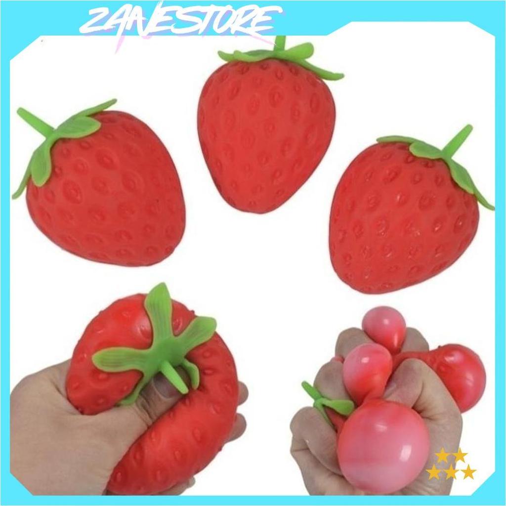 Promo Mainan Squishy Strawberry/Fidget Toys Squishy Strawberry Teratas