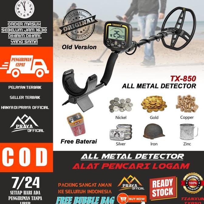 SHAN METAL DETECTOR TX850 TX-850 TIANXUN GOLD EMAS SILVER PERAK ORIGINAL