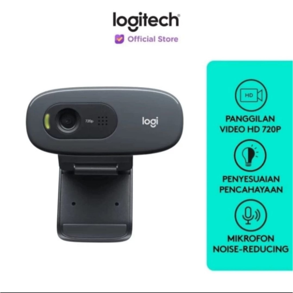 Logitech C270 Webcam HD 720P WebCam Logitech C270 Webcam Logitech Ori