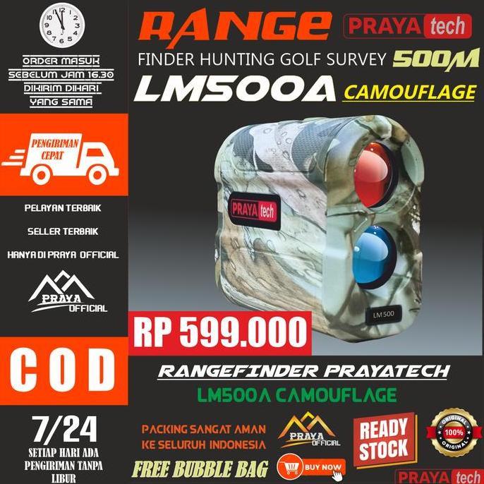 PANGRANGO RANGE FINDER Rangefinder Teropong laser ukur jarak 600m 600 meter PRAYATECH