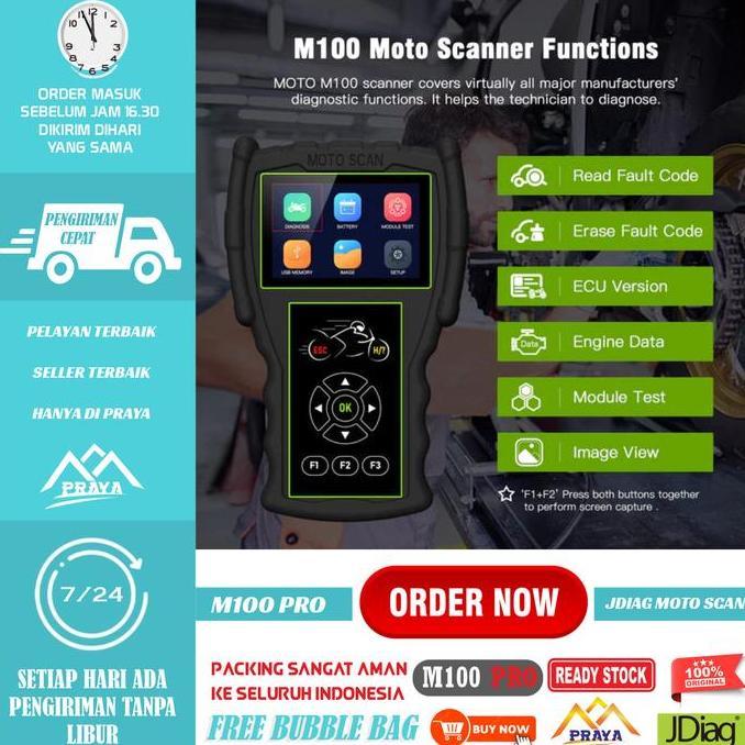 PANGRANGO JDIAG M100 PRO SCANNER SEMUA MOTOR JDIAG M 100 PRO SCAN SEPEDA MOTOR