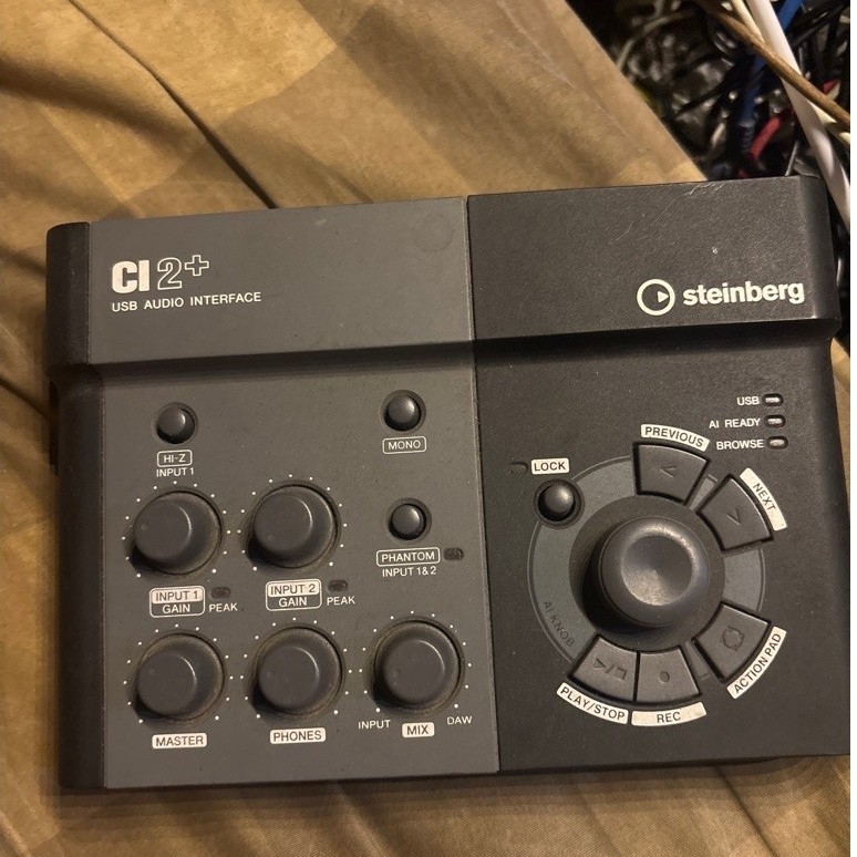 Soundcard DAW USB Yamaha Steinberg CI 2 plus