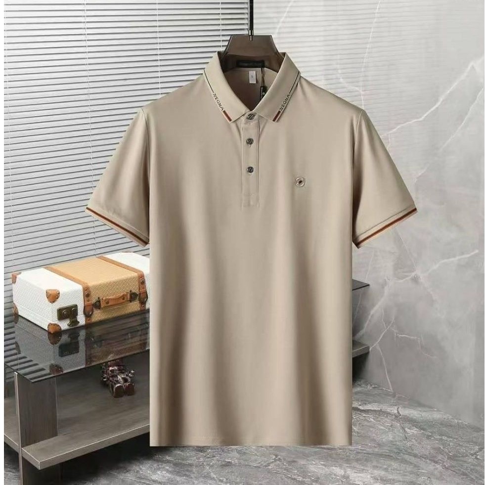 KAOS KERAH PRIA ZEGNA00041 BRANDED TERBARU